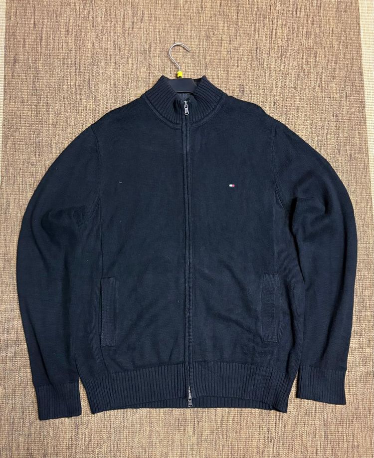 Tommy Hilfiger Black Zip-Up Sweater
